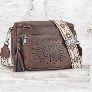 Crossbody Bags for Women Trendy Faux Leather Crossbody Purses Shoulder Handbags